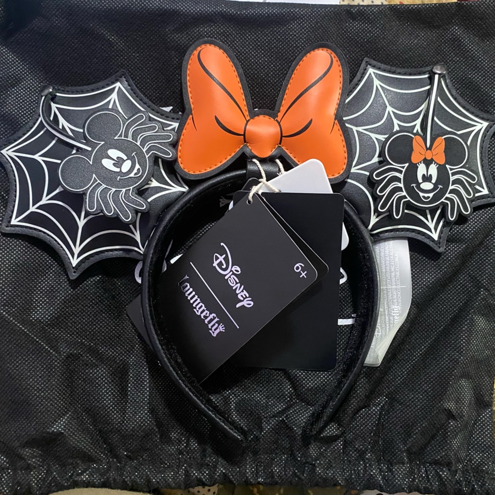 Halloween Spider Minnie - Mickey Mouse Disney Loungefly Ears Headband